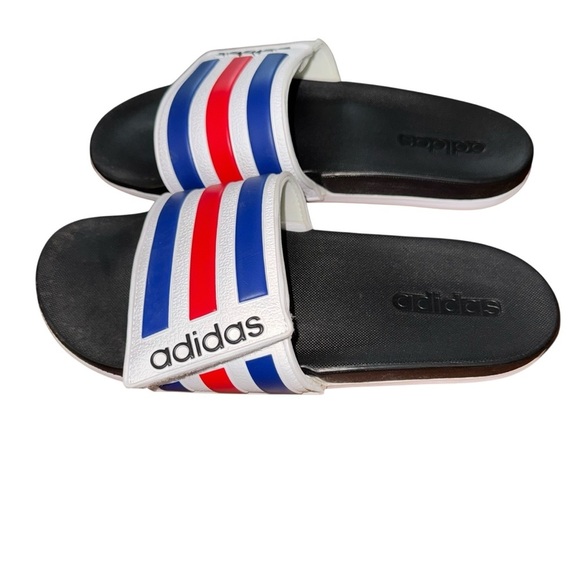 Adidas Adilette Men’s Comfort Slide Adjustable Sandals Size 9 Velcro - Picture 3 of 6